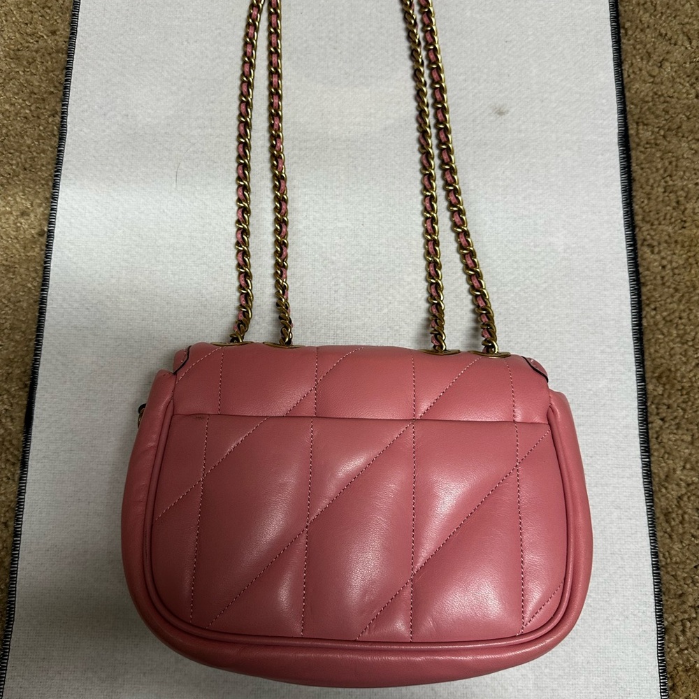 COACH Pink Quilted Chain Shoulder/ Crossbody Bag - Picture 5 of 5